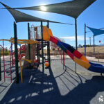 Angel Park Playground with Rainbow colored slide
