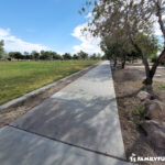Polly Gonzalez Memorial Park walkway