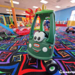 Kidstopia indoor playground Las Vegas cars