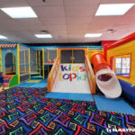 Kidstopia indoor playground Las Vegas slides and trampoline