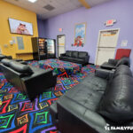Kidstopia indoor playground Las Vegas parent area