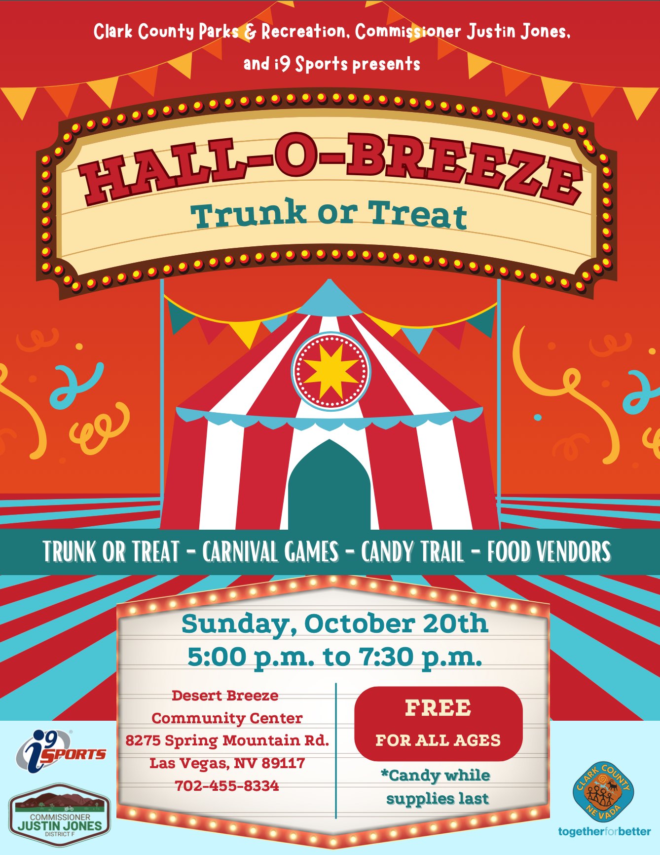 Hall-O-Breeze Trunk or Treat