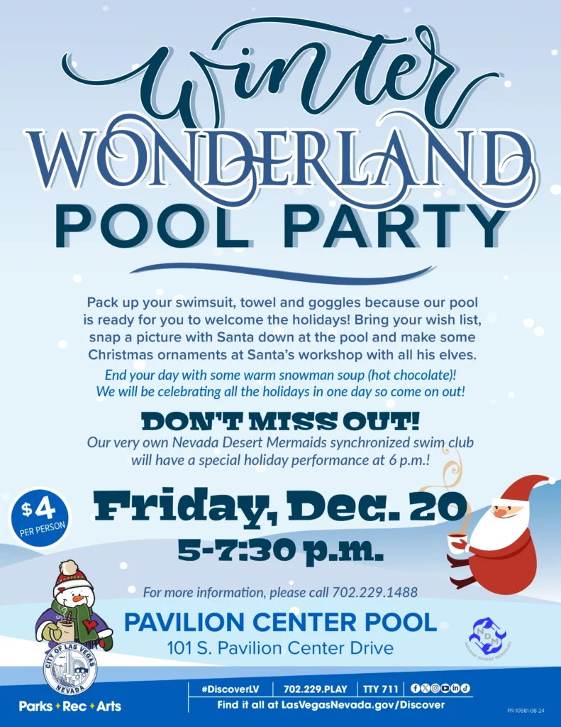 Winter Wonderland Pool Party