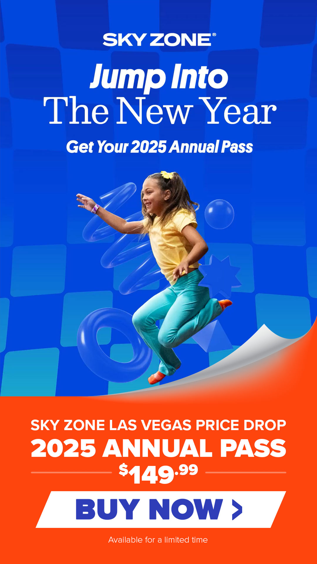 Jump Into the New Year with an annual pass!