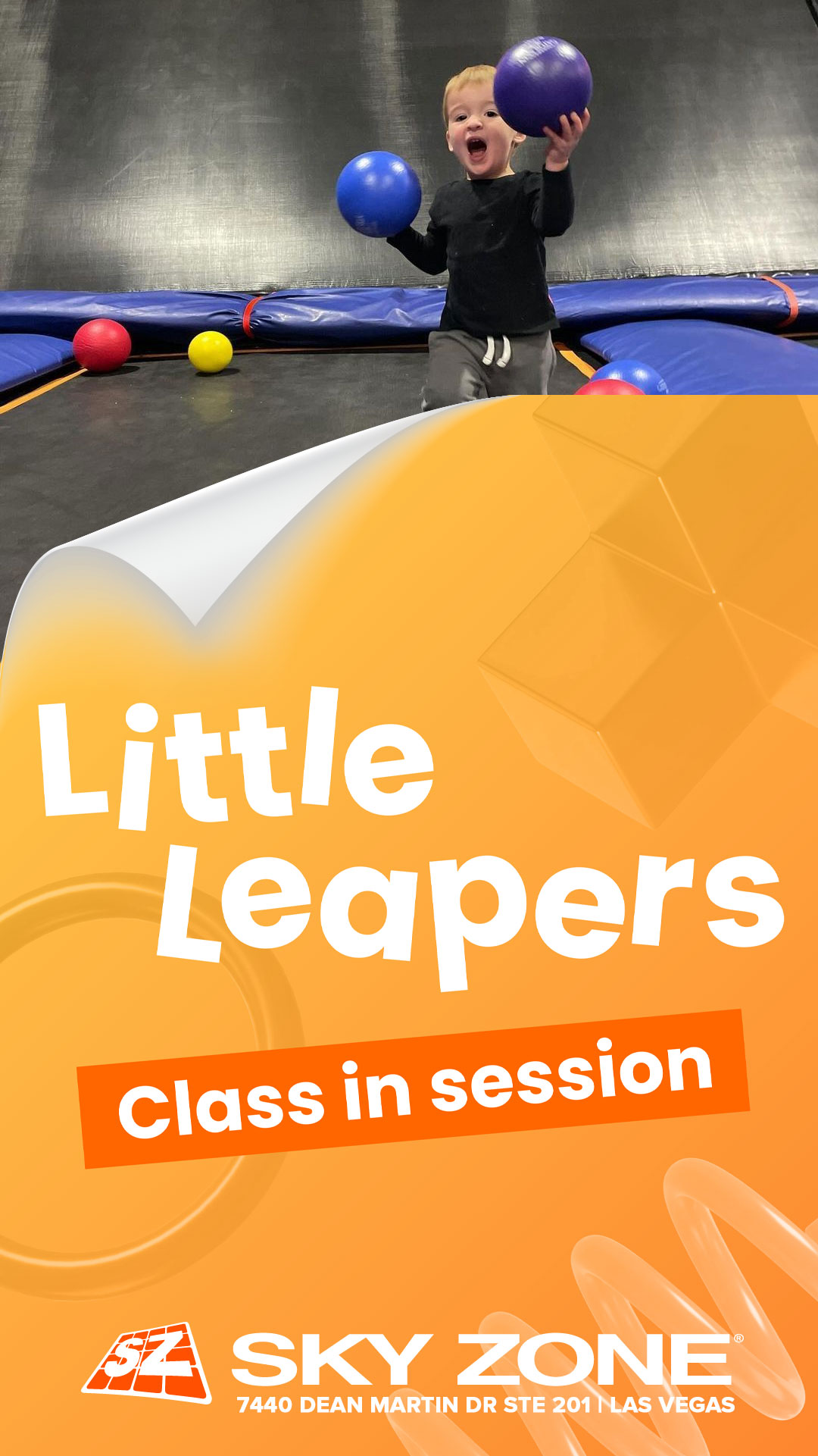 Sky Zone Little Leapers Sidebar Ad