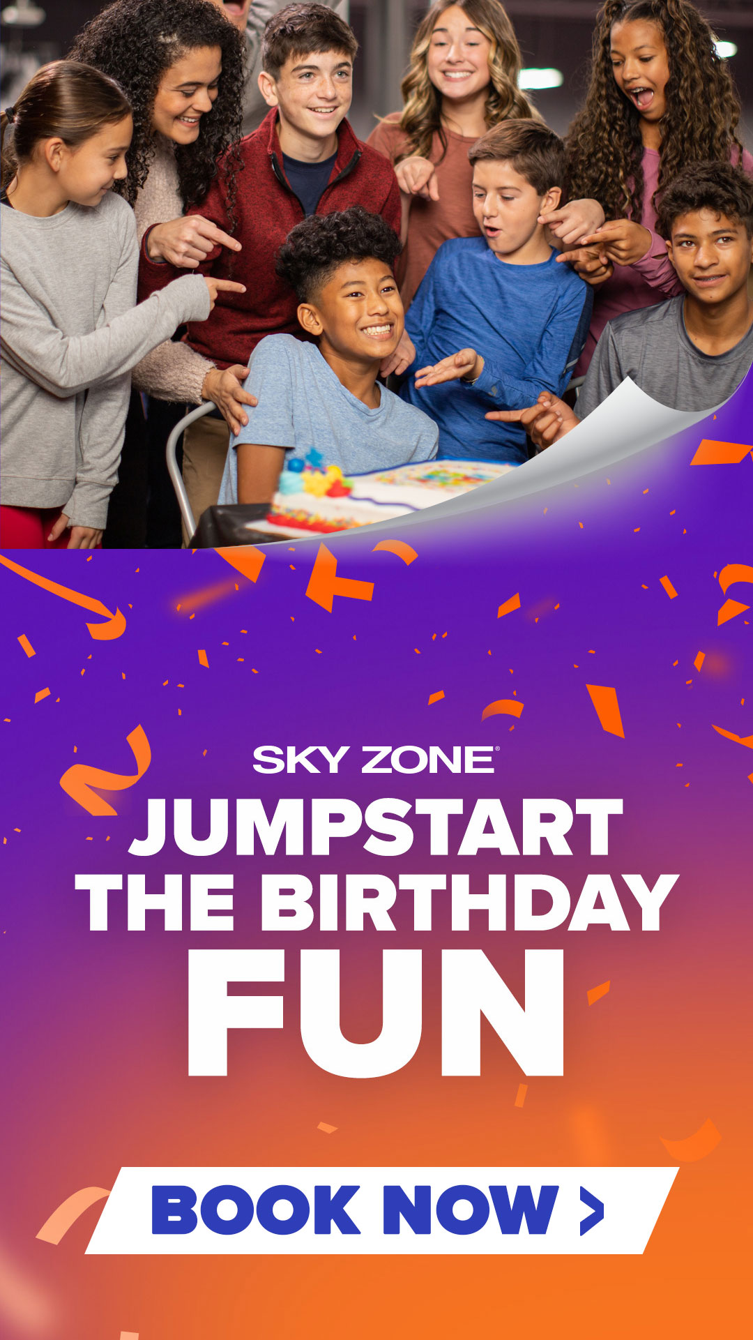 Jumpstart the birthday fun at Sky Zone