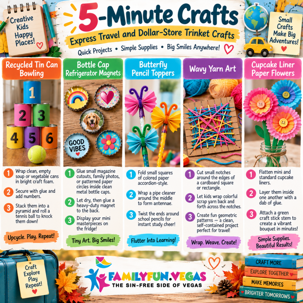 5 minute travel crafts