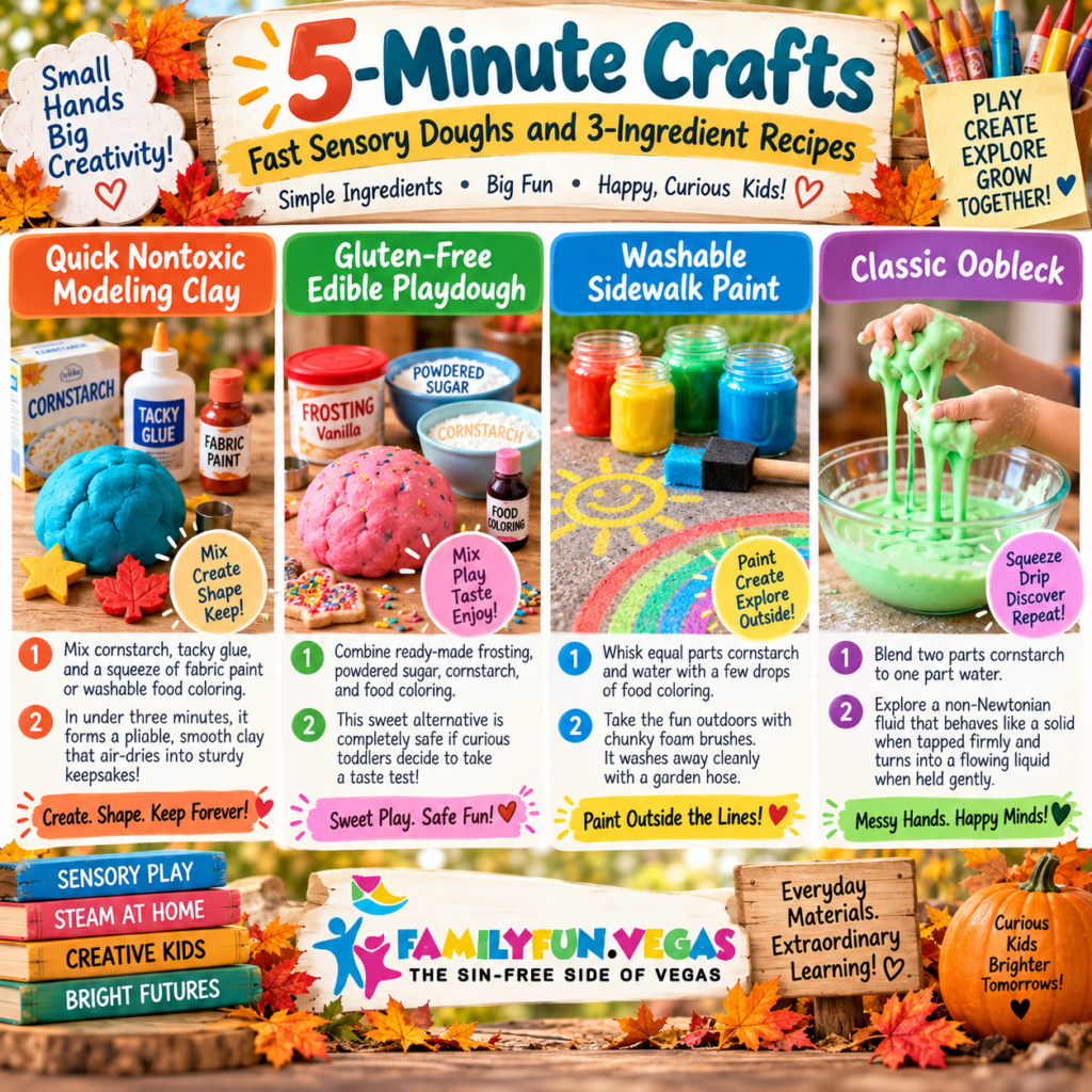 5-minute sensory crafts