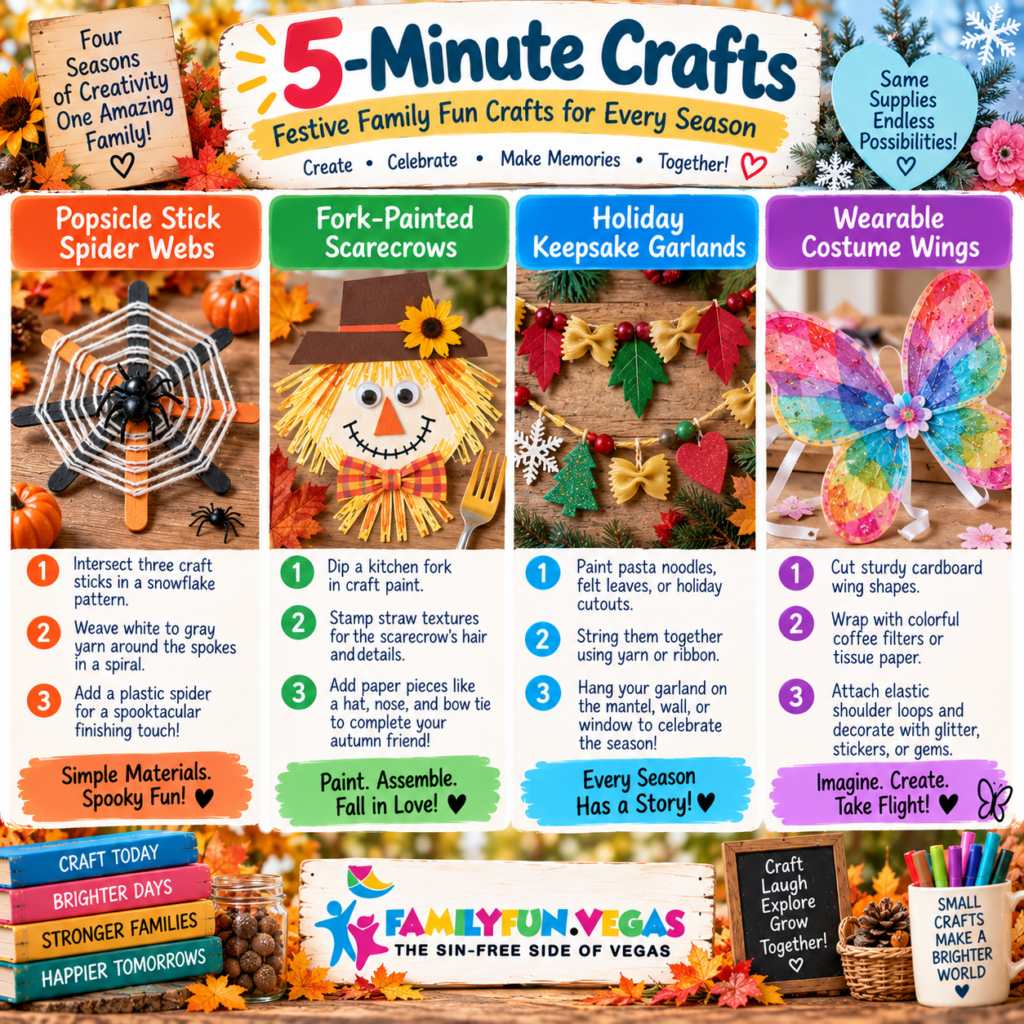 5 minute crafts for Every season