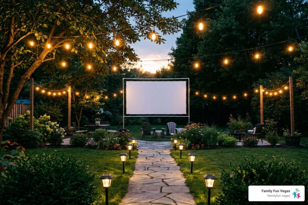 beautiful outdoor movie
