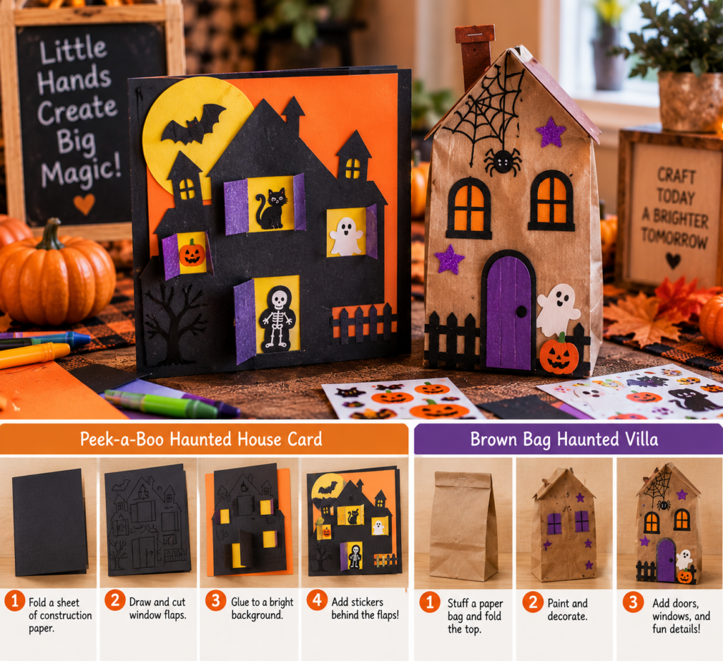 Halloween Paper Bag Decorations