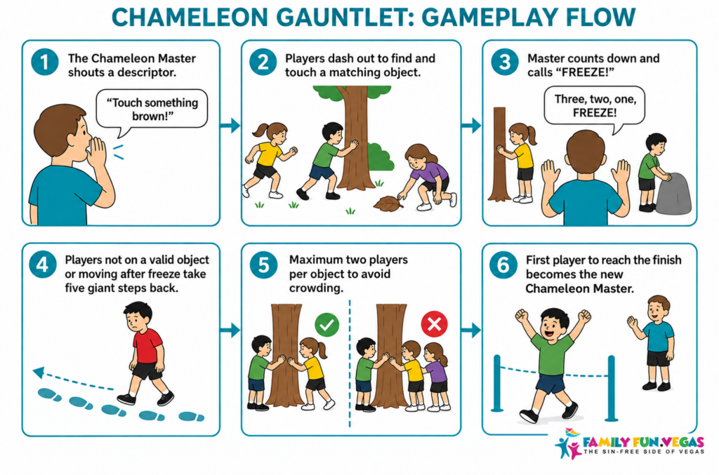 rules to park Game chameleon