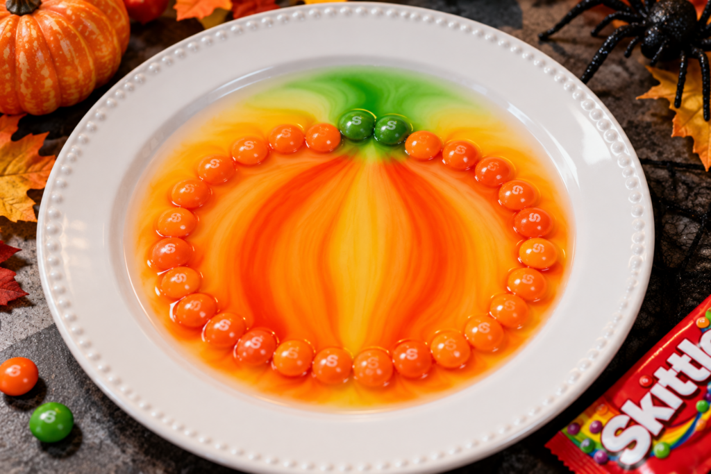 Candy Pumpkin Science Experiment