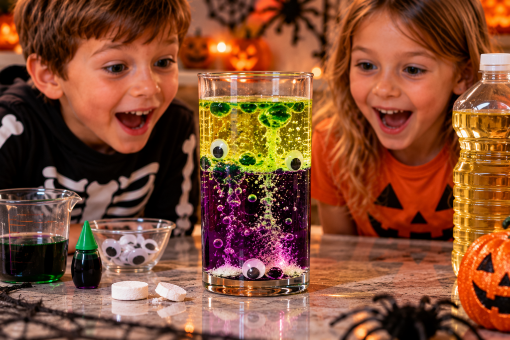 Halloween Monster Eye Experiment