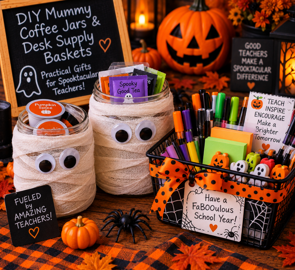 DIY Mummy coffee Jars