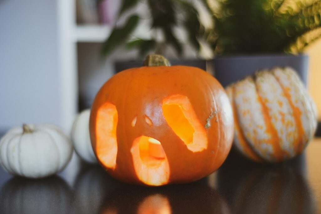 carved pumpkin
